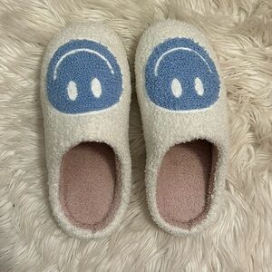 Smiley face slippers